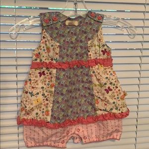 3/6 mos floral romper